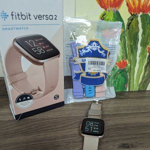 Fitbit Versa 2 with bands and charger